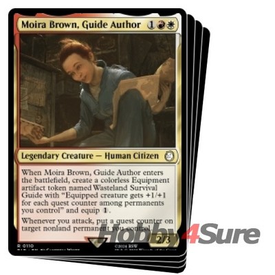 Moira Brown, Guide Author X4 M/NM Magic MTG Universes Beyond: Fallout