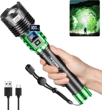 WdtPro Rechargeable LED Flashlights High Lumens, Super Bright 90000LM Rechargeab