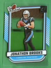 JONATHON BROOKS 2024 CLEARLY DONRUSS THE ROOKIE INSERT CAROLINA PANTHERS
