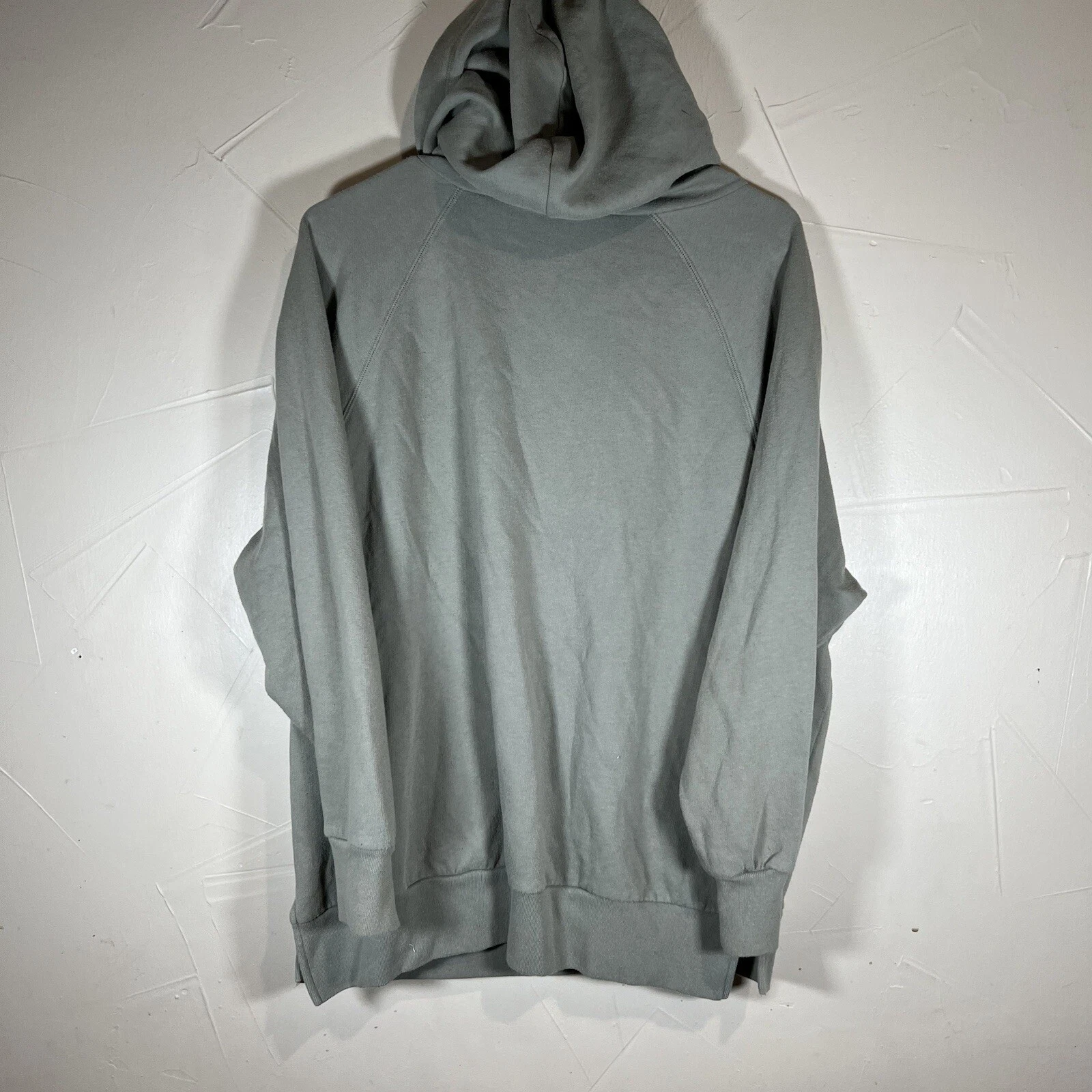 UNDERCOVER Victoria’s Secret ROSA Felpa con Cappuccio Donna Verde Maglione Manica Lunga Taglia Med