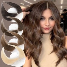 Cover-up Human Hair Thin Skin Lace Hairline Hair Topper Forehead Remy Hairpiece