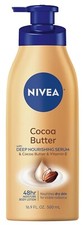 NIVEA Cocoa Butter Body Lotion with Deep Nourishing Serum 16.9 Fl Oz