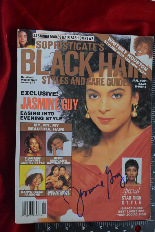 JASMINE GUY sophisticates black IN PERSON signed autograph photo Magazine cover