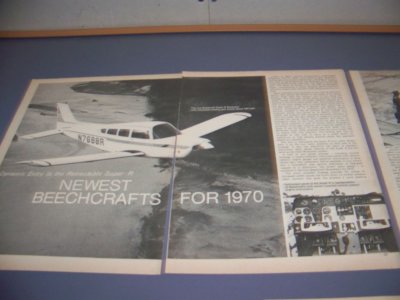 VINTAGE..BEECHCRAFT SUPER R & BARON 58..HISTORY/PHOTOS/DETAILS..RARE! (355N)