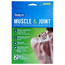 Coralite Pain Relief Patches 24 Count Heat Therapy for Back Muscle Joint Pain