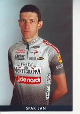 CYCLING cycling card SPAK JAN team DE NARDI PASTA MONTEGRAPPA 2001