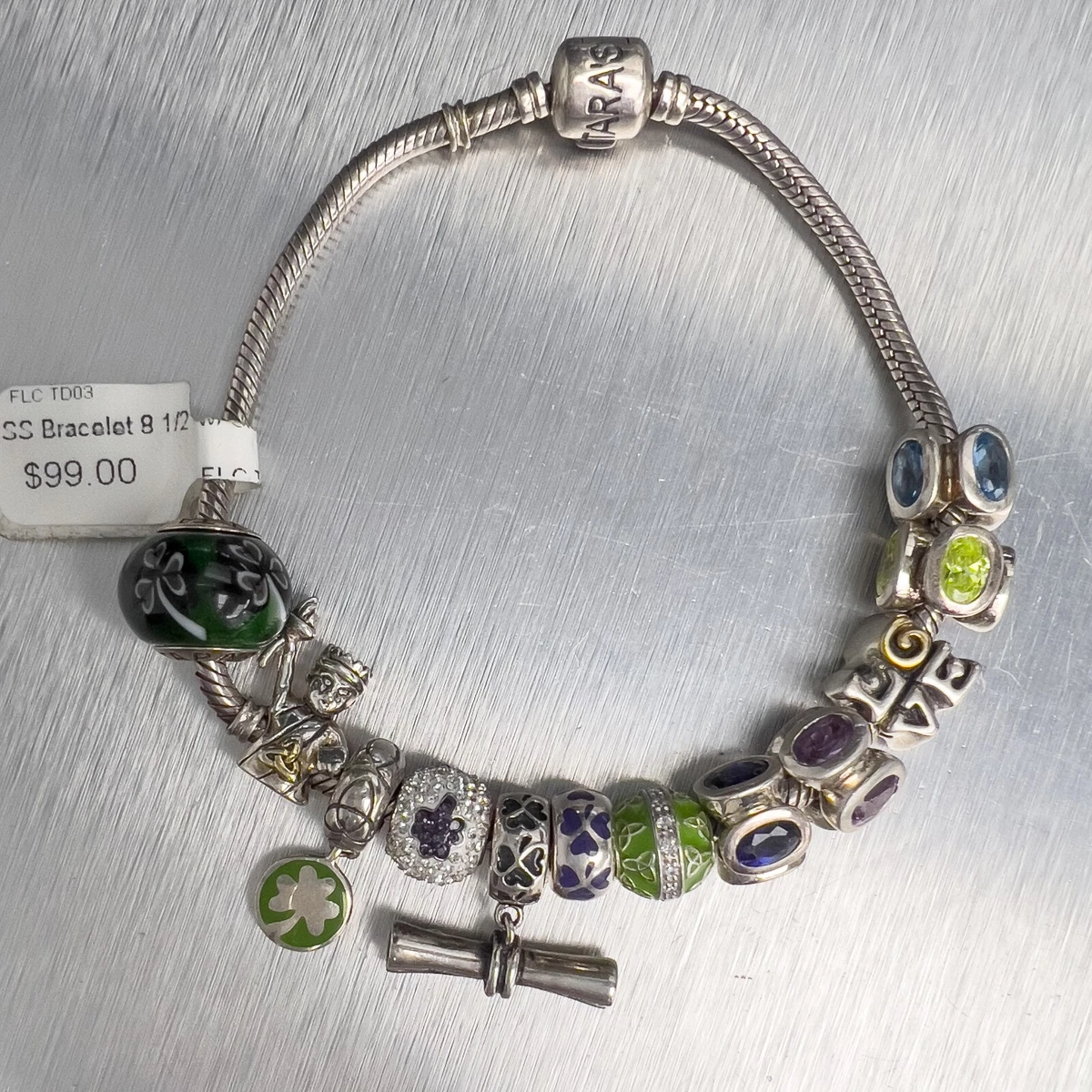 Sterling silver outlet graduation bracelet
