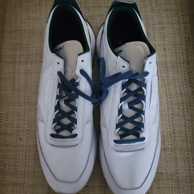 Reebok Classic Leather Legacy Shoes Size 15 White Brave Blue
