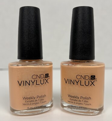 CND Vinylux Weekly Nail Polish 0.5 oz. 181 Salmon Run Lot Of 2