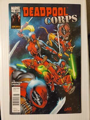 Deadpool Corps #1 Newsstand 1:50 Rare Lady Deadpool Cover Low print 
