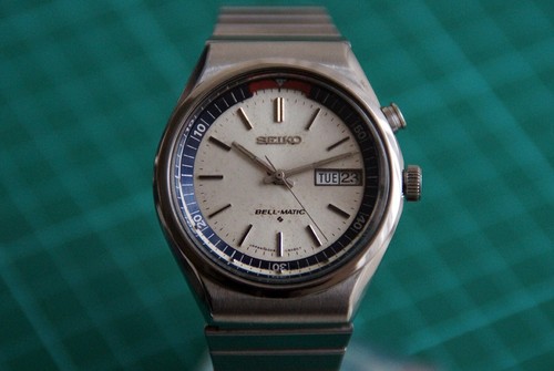 SEIKO BELL MATIC 4006-6011 - GENUINE - ORIGINAL - VINTAGE ALARM WATCH ! - Picture 5 of 14