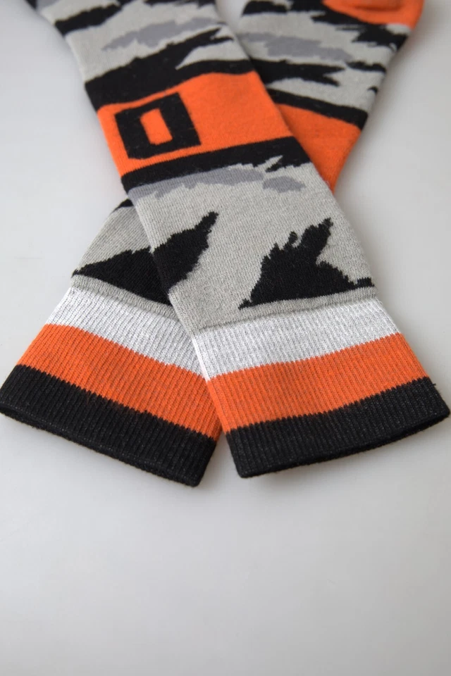 Dolce & Gabbana Calcetines Mujer Multicolor Algodón Elástico Logo Estampado S.M - Imagen 3 de 4