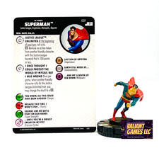 DC Heroclix Superman 001 w/ Card Justice League Unlimited Set