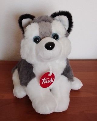 Siberian Husky Husky Peluche Trudi Peluche Trudi Cane Husky TRUDI