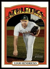 2021 Topps Heritage #397 Liam Hendriks    Oakland Athletics
