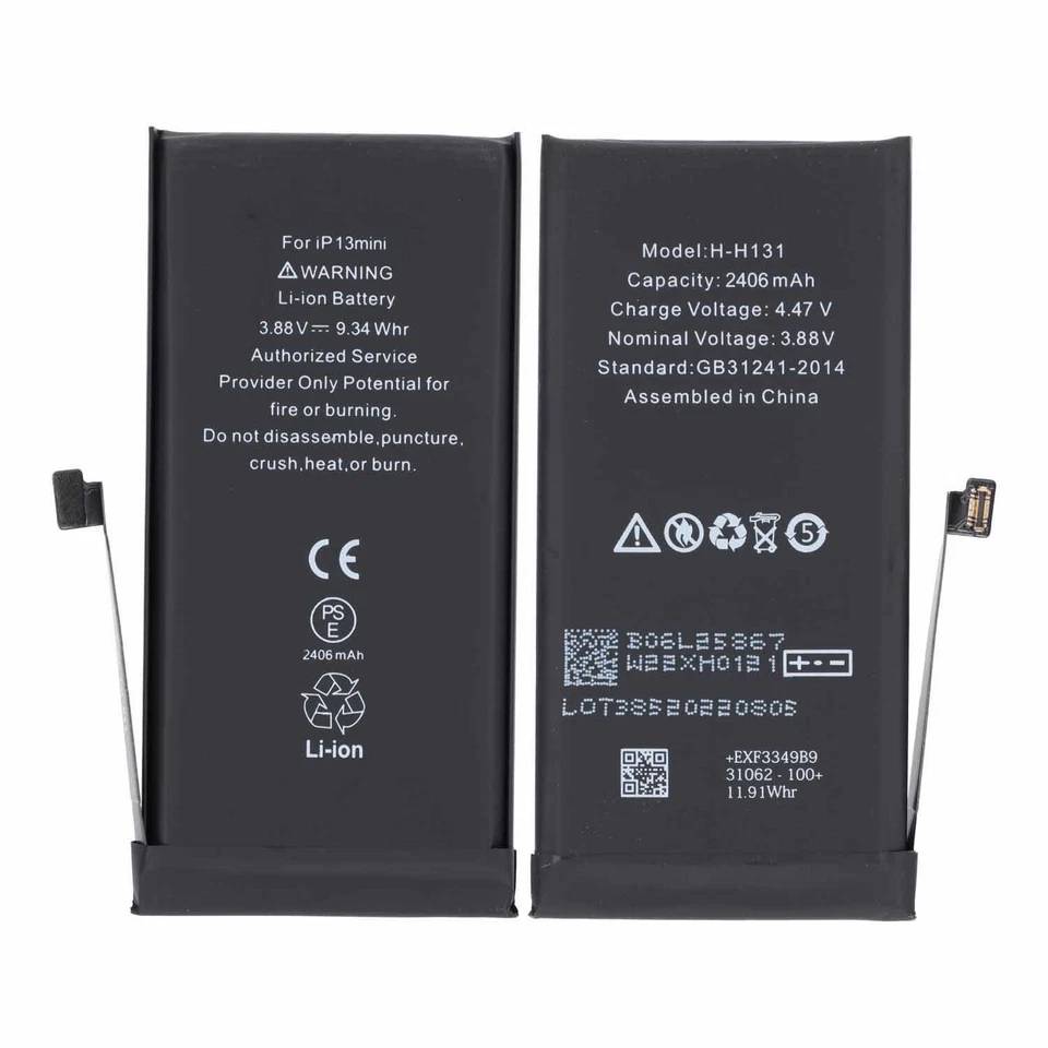 Ersatz Akku für iPhone 13 Mini + Wekzeug Set + Rahmenkleber - Bild 2 von 2