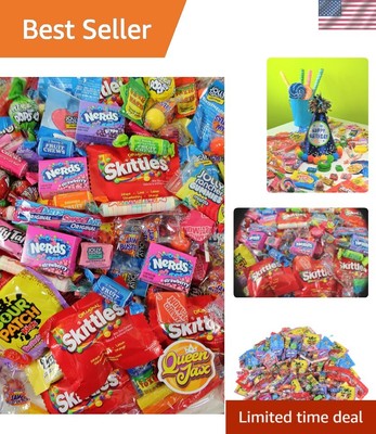 Individually Wrapped 12 LB Candy Variety Pack - Jolly Ranchers, Skittles & More