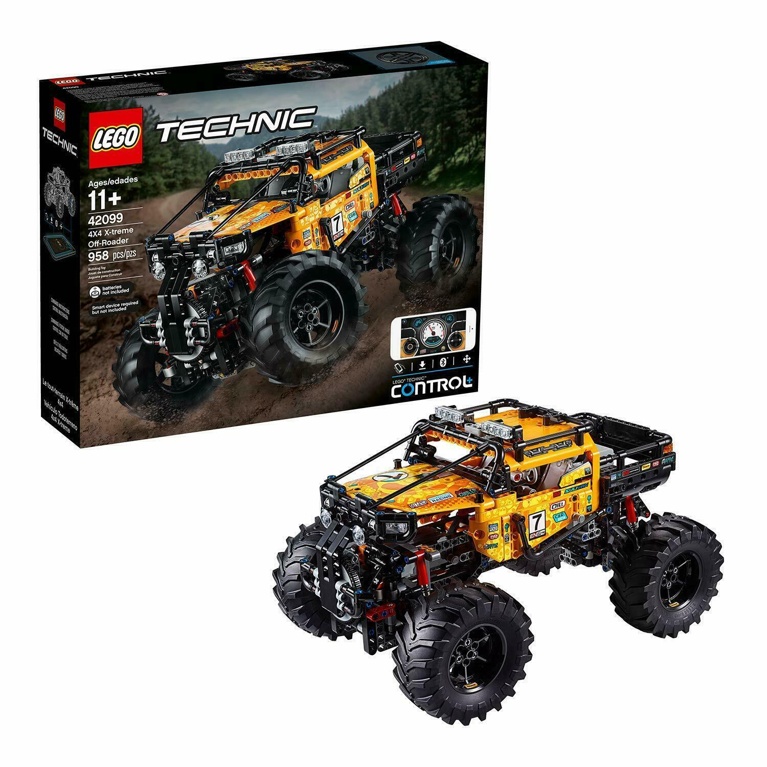 lugt Han garage LEGO Technic 4x4 Crawler Monster Truck Remote Control Toy Car Off Road  (42099) | eBay