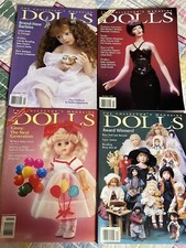 Lot of 4 Dolls The Collectors Magazine 1995 Vintage Sept,October, November, Dec