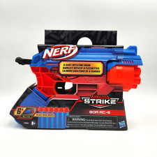 Nerf Foam Dart Gun Alpha Strike Elite Blaster Boa RC-6 Hasbro Battle Toy