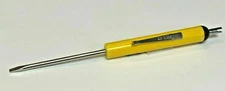 Pocket Screwdriver, Regular Flat Blade & Valve Core Tool In Handle, GREAT TOOL!!