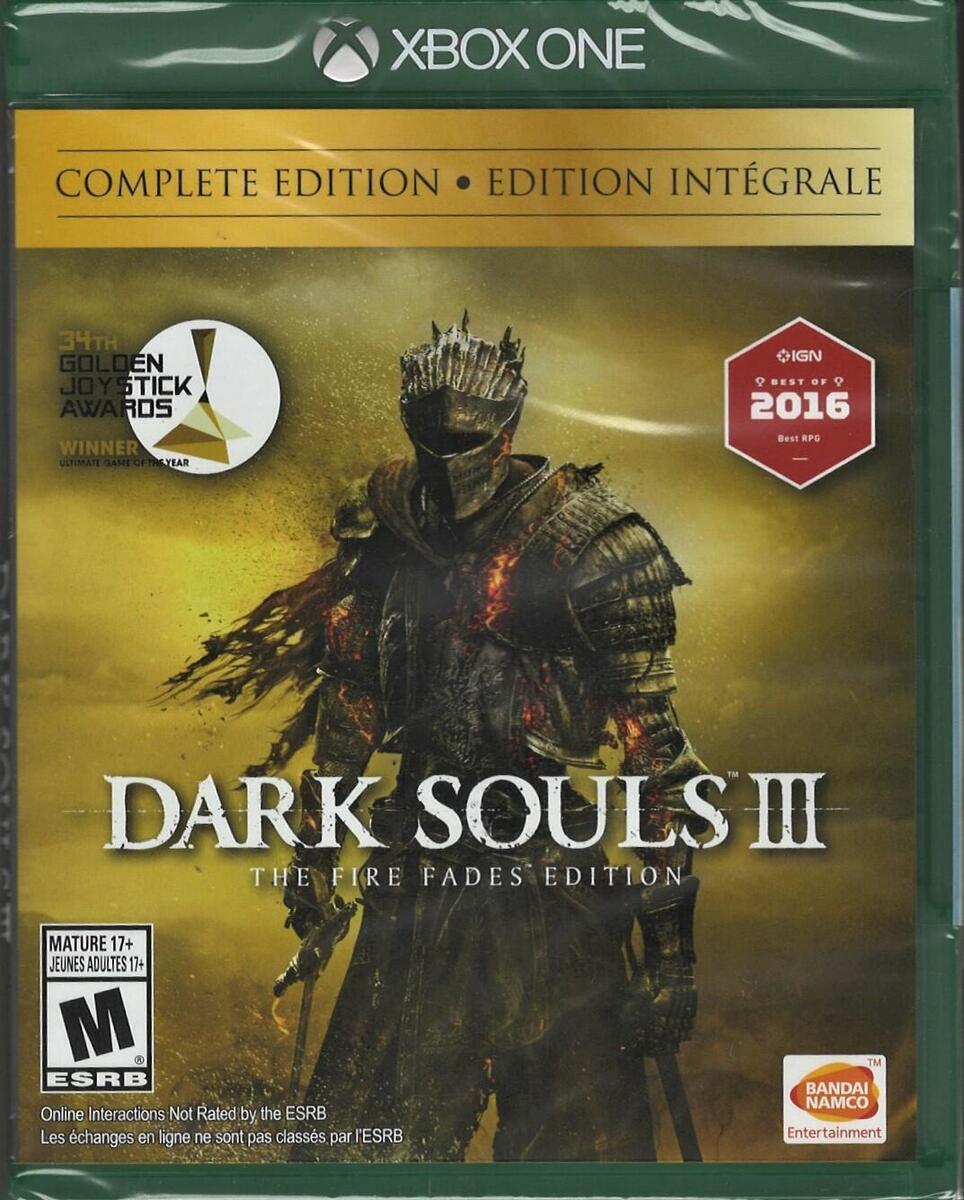 Dark Souls 3 The Fire Fades Edition Complete Edition PS4 - New, Factory  Sealed