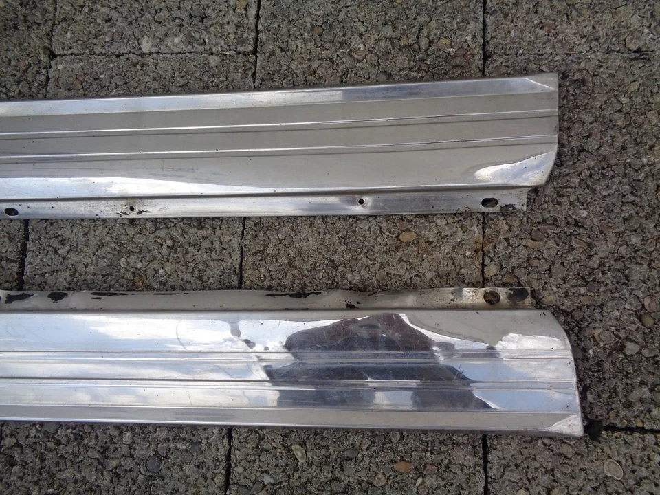 Simca 1501 1301 Chrom Zierleiste Moulding Schwellerleiste Einstiegsleiste SET - Bild 4 von 4