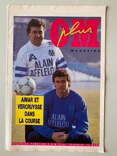 Pass Press Accreditation Thierry Roland Marseille Milan AC 1990 1991 Ticket OM