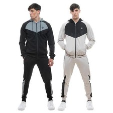 D-Rock Mens Full-Zip Tracksuit Set - Hoodie and Joggers Set 2 Piece , S to 2XL