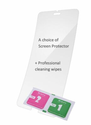 Handy Displayschutzfolie für iPhone 5,6,7,X & Samsung s6,s7,s8 ...mit Wisch