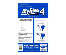 50 Mylar Comic Book Bags Mylites 4 Mil Standard Size 7 1/4" x 10 1/2" E. Gerber