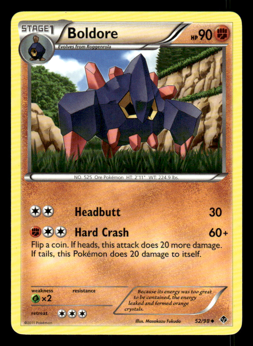 Boldore 52/98 Uncommon | Emerging Powers | Pokemon Card