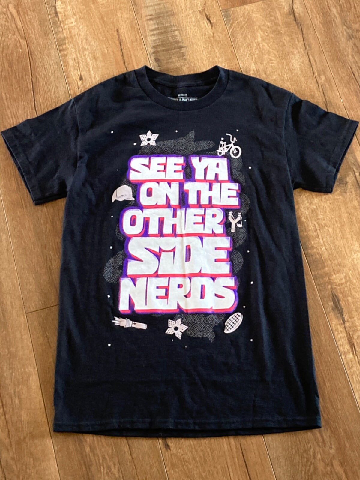 ALTRA Camicia da uomo ""See Ya On The Other Side Nerds"" taglia small