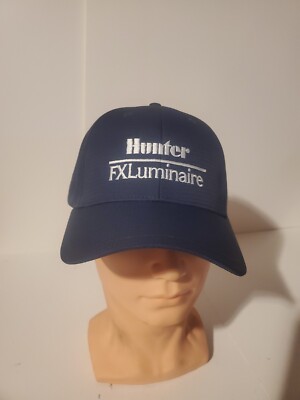 Hunter Hat FX Luminaire Cap Spell Out Logo Black Embroidered Strap Back