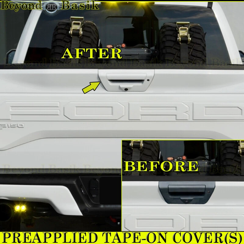 2018 2019 2020 Ford F150 F-150 Z1 YZ OXFORD WHITE Tailgate Handle COVER W/LSH - Imagem 3 de 4