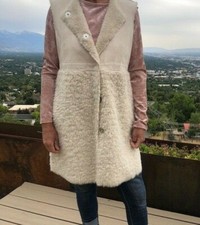Dylan Brand Furry Vest From Sundance. Sz S And M. New!