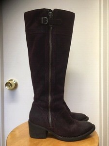 born poly tall boots