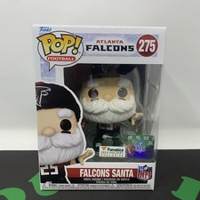 Funko POP! Atlanta Falcons Santa #275 Vinyl Red Jersey 2024 Fanatics Exclusive
