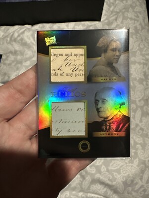 PIECES OF THE PAST 1800's HAND WRITTEN RELIC MADAM C.J. WALKER  SUSAN B. ANTHONY