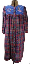 Models Coat Vintage Plaid House Dress, S/M