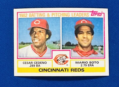 1983 TOPPS #351 CINCINNATI REDS TEAM CARD NM-MT or BETTER BENCH/SOTO/TOM SEAVER