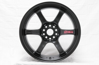 RAYS GRAM LIGHTS 57DR WHEEL 19x9.5 +25 5X114.3 SEMI GLOSS BLACK CAST JAPAN MADE