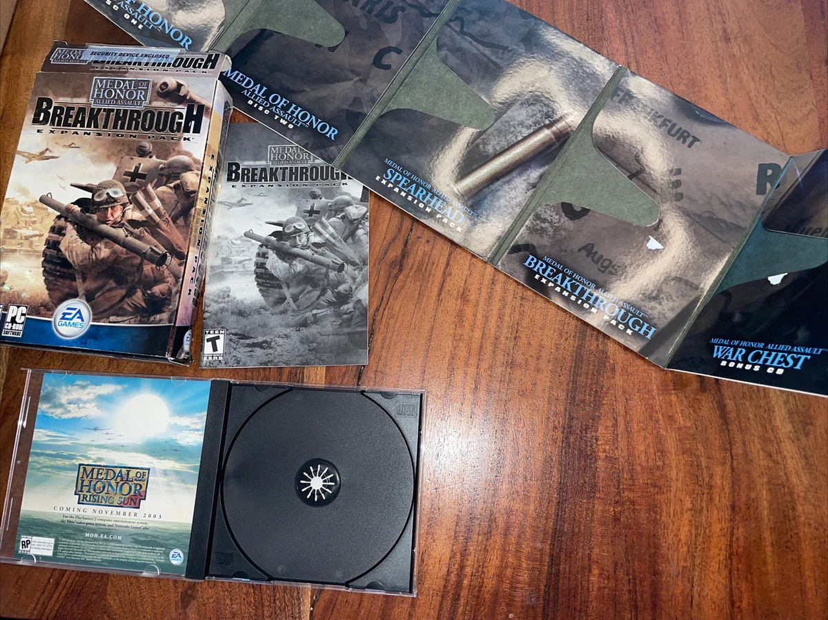 Medal of Honor-Allied Assault Breakthrough Expansion & War Chest (PC) NO GAMES!