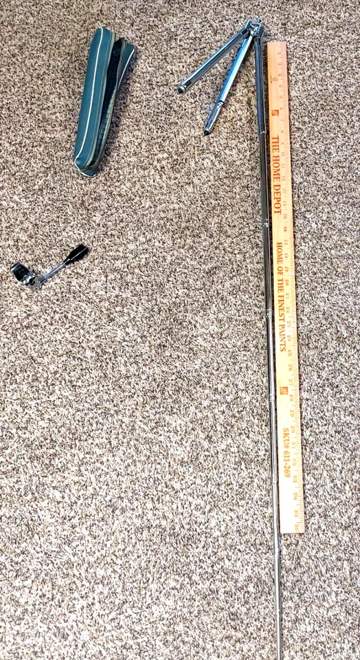 Vintage Sunset Chrome Tripod legs expand 43" height  Great Sturdy - Image 3 of 4