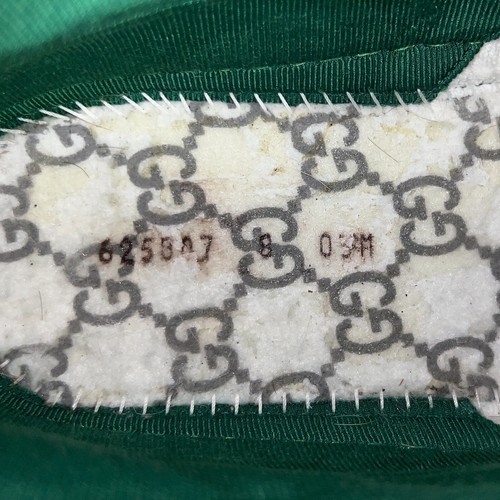 GUCCI Tennis 1977 Web GG Sneakers Monogram White Canvas Fabric 8 G 8.5 US 42EUR - Picture 10 of 12