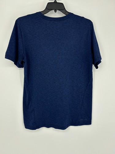 Nike Dri Fit Navy Blue Black Graphic Short Sleeve T-Shirt Men's Size Medium - Picture 4 of 7