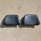 Volvo 740 Black Leather Original Headrests Pads Headrest 240 244 245 740 940