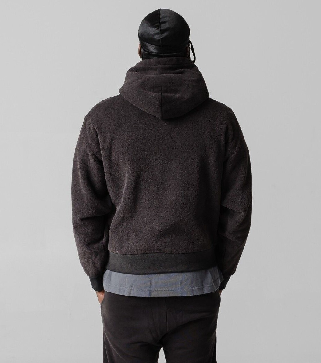 Yeezy Gap Polar Fleece Hoodie Black Unreleased Season YZY Yeezy Gap Polar Fleece Hoodie Black Unreleased Season YZY
