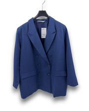 Studio Untold Damen Blazer Gr. 50/52 Loose Fit Jacket Doppelreihig Revers