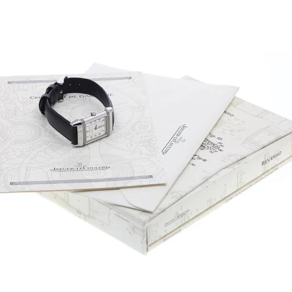 Jaeger LeCoultre — Jaeger-LeCoultre Reverso Q2608110/260.8.86 20mm SS Silver Dial Watch #C4247